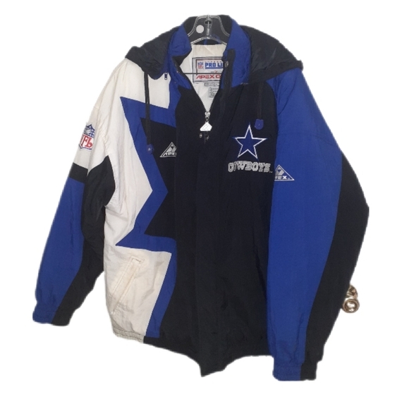 Apex Other - Vintage Dallas Cowboys 7Mens NFL Pro  Line Apex One Zip Logo Jacket Size XL